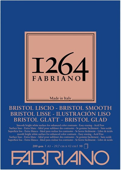 FABRIANO 1264 BRISTOL A4 - Seçenekler: A3, A4