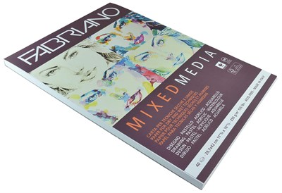 Fabriano Mixed Media A3-250 Gr. Doğal Dokulu Çok Amaçlı Kağıt - Blok - Seçenekler: DIN A3, DIN A4