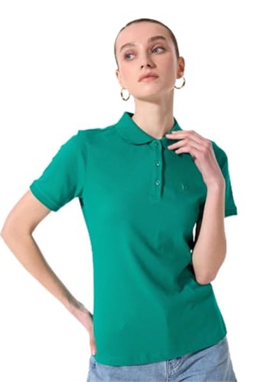 Fabrika Polo Yaka Basic T-Shirt, DEEP