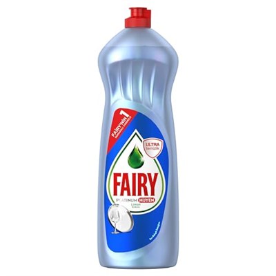 Fairy Platinum Hijyen Sıvı Bulaşık Deterjanı 1000 ml Limon Kokulu - Seçenekler: 750 ml, 750 ml 3lü paket, 1000 ml, 1000 ml (2 paketi)...