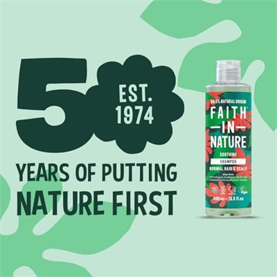 FAITH IN NATURE %99 Doğal Yenileyici Şampuan Normal & Kuruya Dönük Saçlar İçin (Aloe Vera, 400 ml)