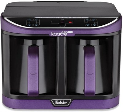 Fakir Kaave Dual Pro Türk Kahvesi Makinesi, 1470 W, 8 Fincan Kapasite, 2.3 L Hazne, 30.5 x 26 x 24.5 cm, Rouge