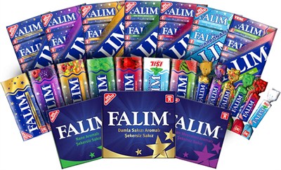 Falım 5li Damla Sakızı Aromalı Şekersiz Sakız 35 gr