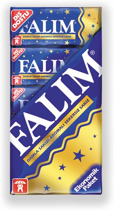 Falım 5li Damla Sakızı Aromalı Şekersiz Sakız 35 gr 20 Adet