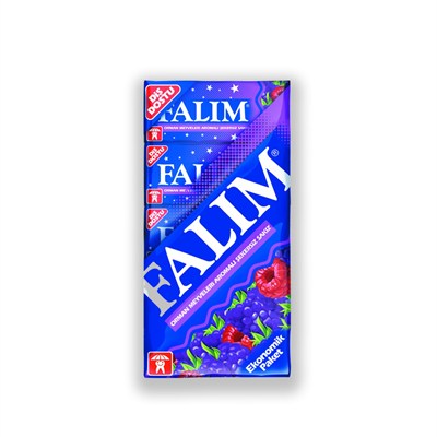 Falim Şekersiz Sakız Orman Meyveleri Aromalı 5li 7 g x 20 Adet