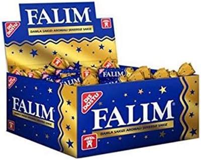 Falim Tekli Damla Sakız (100 Adet)