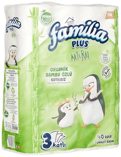 Familia Plus Natural 40lı Paket Tuvalet Kağıdı