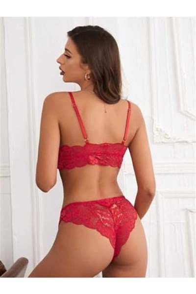 Fancy&Dancy Kadın Dantelli İç Çamaşır Takımı - Klasik Sütyen Külot Takımı 281