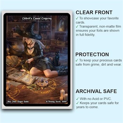 Fantasy North - Phorgoros - Plütonyum Ejderhası - 100 Pürüzsüz Mat TCG Kart Kılıfı (FN83S) - Magic MTG Commander ve Diğer Kart Oyunları için Mükemmel