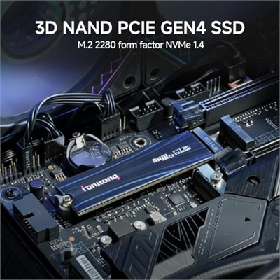 fanxiang 2 TB PCIe NVMe SSD Gen 4 Oyun SSD M.2 2280, PS5 ile Uyumlu 7100 MB/snye kadar, Oyuncular, Profesyoneller, Yaratıcılar S880E için Dahili Katı Hal Sürücüsü