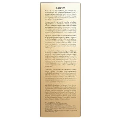 FAQ P1 Manuka Honey İletken Jel 30 ml – Besleyici, antioksidan ve nemlendirici etki – Allantoin & amino asitlerle yaşlanma karşıtı bakım – Dermatolog onaylı, tüm cilt tipleri için uygun | İletken asta