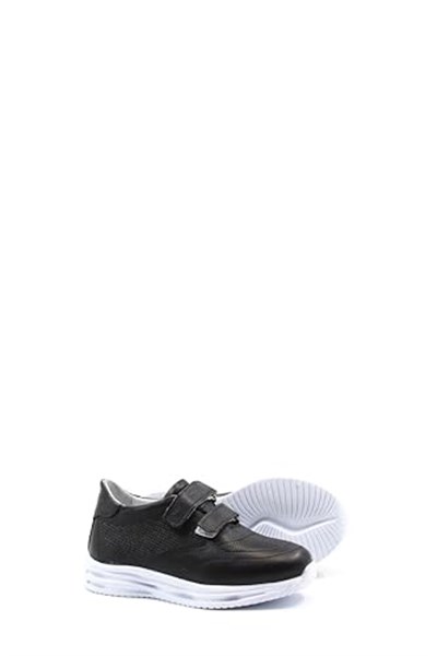 FAST STEP Hakiki Deri Unisex Çocuk Casual Ayakkabı 156XCA4009 Siyah 28