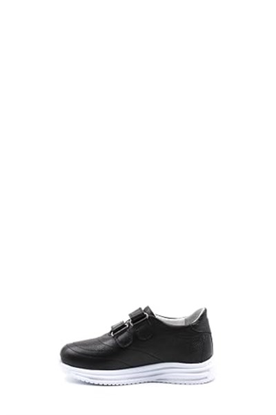 FAST STEP Hakiki Deri Unisex Çocuk Casual Ayakkabı 156XCA4009 Siyah 28
