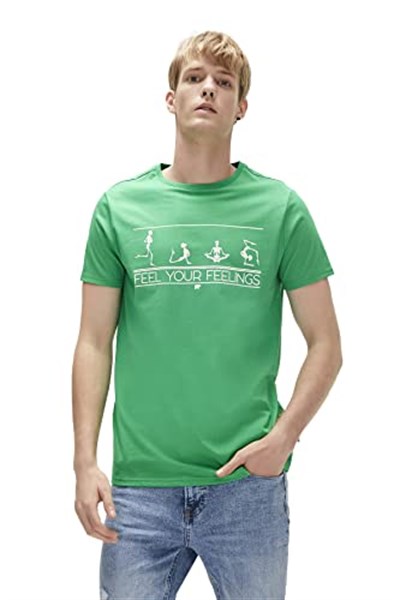Feel You Erkek T-Shirt - 23.01.07.025 Yeşil