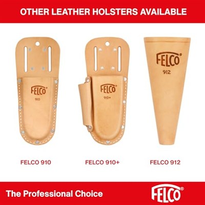 Felco Baumscheren-Träger Nr.910+ aus Leder mit Tasche, Braun, 35x15x5 cm