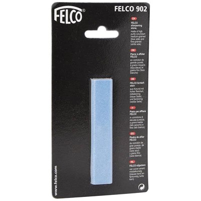 Felco Seramik Bileme Taşı Model 902 Yüksek Saflık Çift Taraflı Korundum Orta Mavi Taraf İnce Beyaz Taraf Hassas Kesim Bıçakları Keskinleştirir Bıçaklar Makaslar 100mm