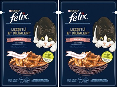 Felix Lezzetli Dilimler Somonlu 80 Gr 2li paket