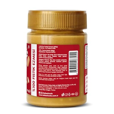 Fellas Fıstık Ezmesi%100 300 gr (2 paketi)