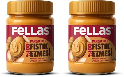 Fellas Fıstık Ezmesi%100 300 gr (2 paketi)