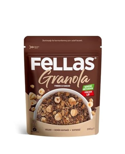 Fellas Granola Fındık ve Kakao 200 gr