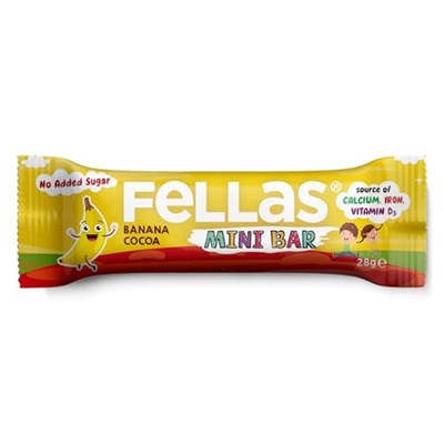 Fellas Kids Meyve Bar Muzlu ve Kakaolu 28 gr - Seçenekler: 28 gr, 28 gr 3lü paket