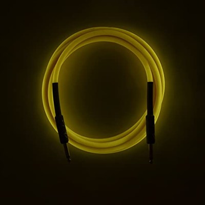 Fender® »GLOW IN THE DARK - CABLE« Instrumenten-Kabel - 5.5m - Farbe: Orange