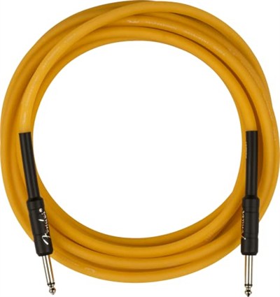 Fender® »GLOW IN THE DARK - CABLE« Instrumenten-Kabel - 5.5m - Farbe: Orange