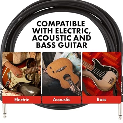 Fender Professional Series Instrument Cable 3 metre Enstrüman Kablosu