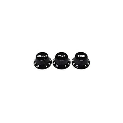 Fender Stratocaster® Knobs, Black (Ses, Tone) (3)