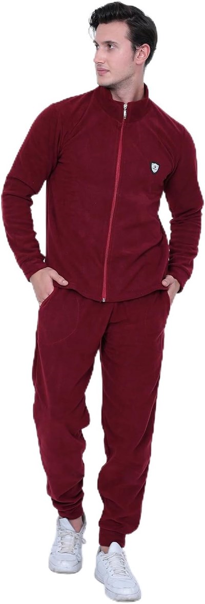 Fermuarlı Polar Erkek Eşofman Takımı