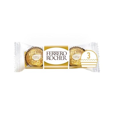 Ferrero Rocher Çikolata 3lü 375 Gr 16 Adet