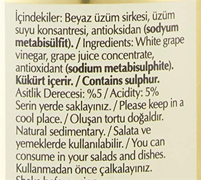 Fersan Balzamik Sirke Bianco 250 ml (Vegan)