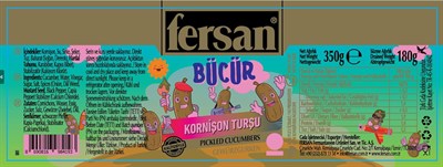 Fersan Bücür Kornişon Turşusu 350 G