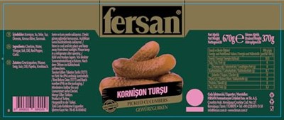 Fersan Kornişon Turşu 720 ml