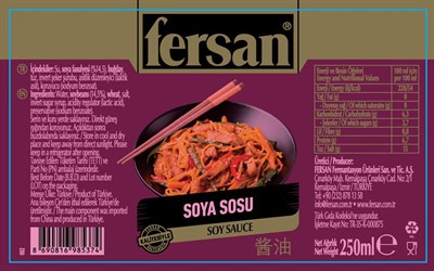 Fersan Soya Sosu 250 ml - Cam
