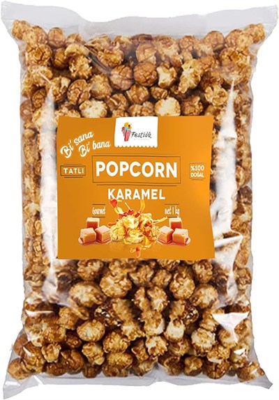 Festiva 1 KG. Karamelli Patlamış Mısır / Popcorn