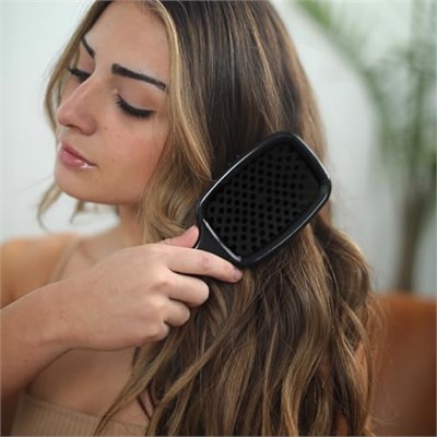 FHI HEAT Fırçasız Islak ve Kuru Havalandırmalı Saç Fırçası, Siyah