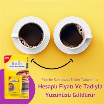 Fibrelle Sukraloz Tablet Tatlandırıcı 300lük Kutu