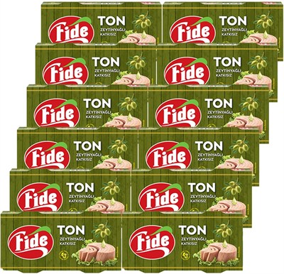 Fide Zeytinyağlı Ton Balığı 12 X 160 G