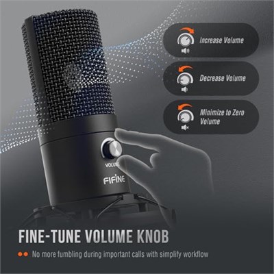 FIFINE Stüdyo Kondansatör USB Mikrofon Bilgisayar PC Mikrofon Kiti Ayarlanabilir Makas Kol Standı Şok Montaj Enstrümanlar Ses Kaydı Podcasting YouTube Karaoke Oyun Akışı - T669