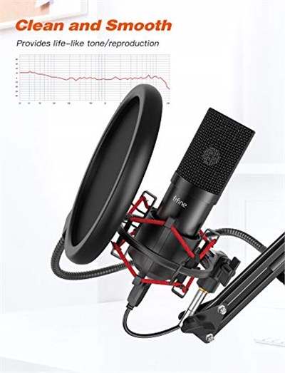 Fifine T732 Condenser USB Yayıncı Oyuncu Youtuber Twitch Mikrofon Seti