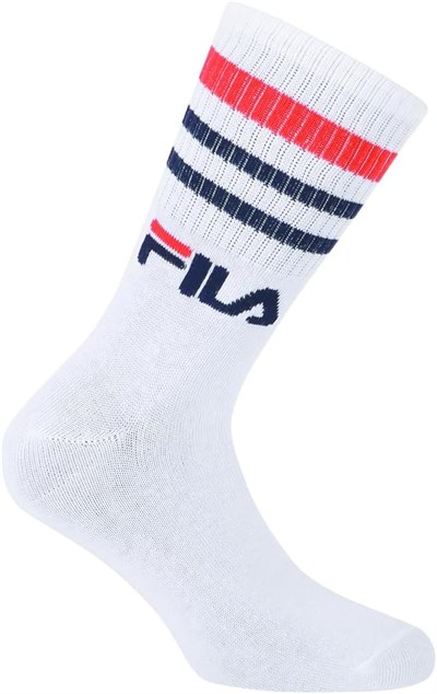 FILA NORMAL SOCKS Üniseks Yetişkin Çorap, Beyaz, 35-38