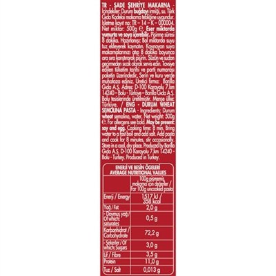 Filiz Kuskus Makarna 500 g.