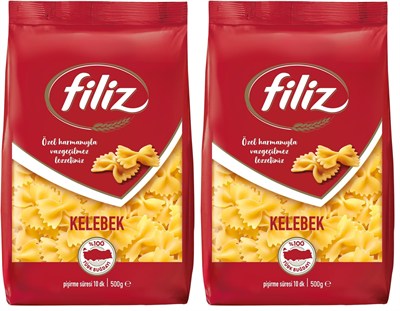 FİLİZ MAKARNA 500GR KELEBEK 2li paket