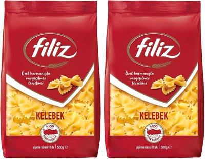 FİLİZ MAKARNA 500GR KELEBEK 2li paket