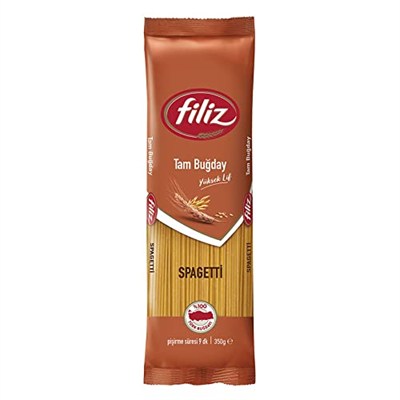 Filiz Tam Buğday Spagetti Makarna (Çubuk) 350 Gr