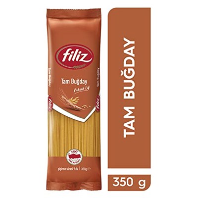 Filiz Tam Buğday Spagetti Makarna (Çubuk) 350 Gr
