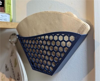 Filtre kahve kağıdı tutucu Coffee filter holder Housetrend Şık Kahve Filtresi Tutacağı – Modern Mutfak Düzenleyici, Dekoratif Organizer - Coffee filter holder