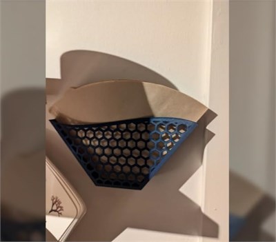 Filtre kahve kağıdı tutucu Coffee filter holder Housetrend Şık Kahve Filtresi Tutacağı – Modern Mutfak Düzenleyici, Dekoratif Organizer - Coffee filter holder