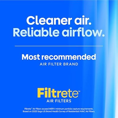 Filtrete MPR 1000 Mikro Alerjen Defense AC Fırın Hava Filtresi, 12 x 12 x 1, 2li Paket